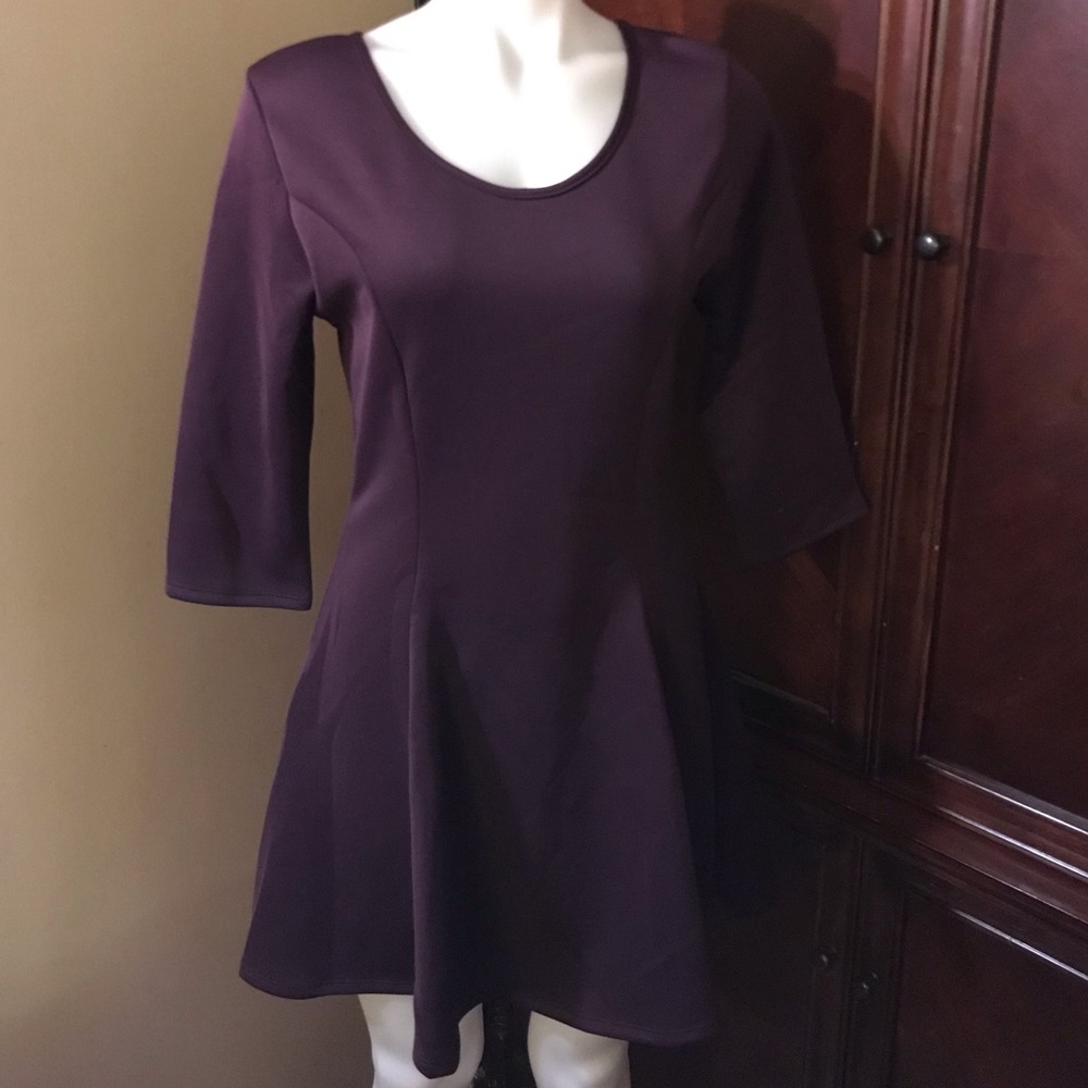 🆕 Urim Purple Long Sleeves Dress-Large